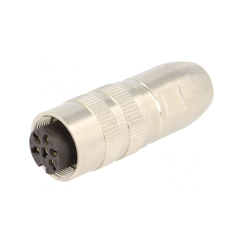 Mufă Mamă M16 6 PIN 5A 250V pentru Cablu | Electronic-mag.ro | Componente Electronice
