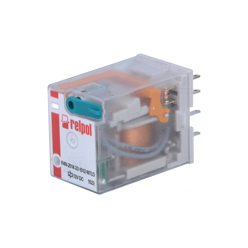 Releu electromagnetic 4PDT 12V 6A | Electronic-mag.ro | Componente Electronice