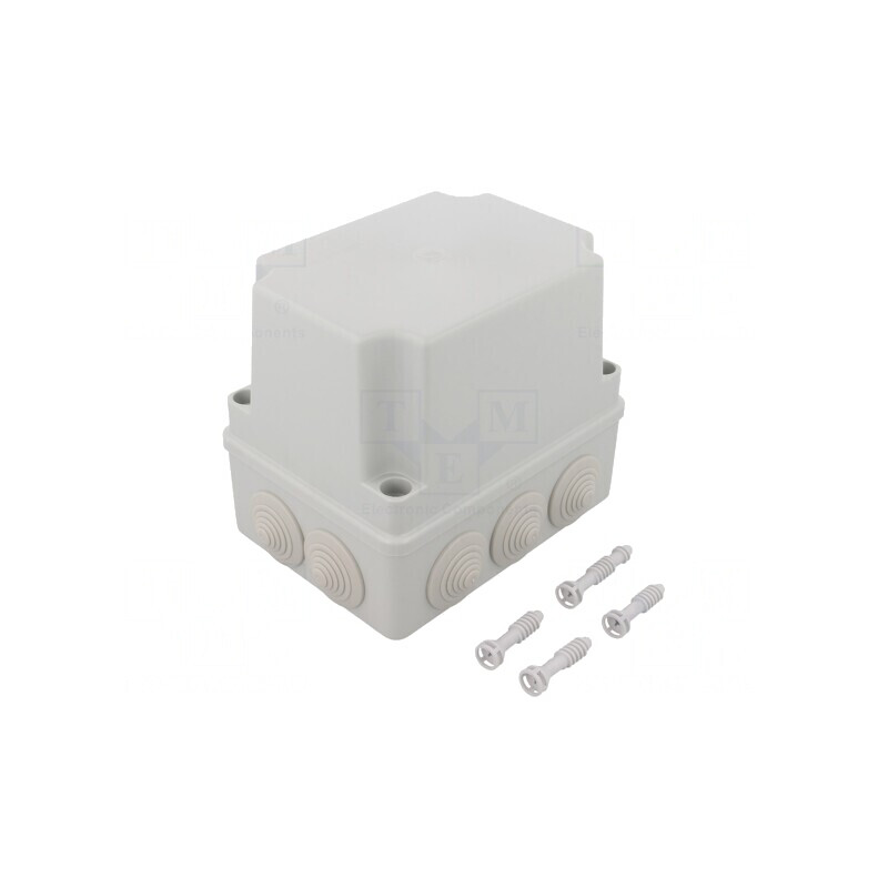Carcasă conexiuni IP65 gri 110x150x140mm | Electronic-mag.ro | Componente Electronice Carcasă conexiuni IP65 gri 110x150x140mm | Electronic-mag.ro | Componente Electronice