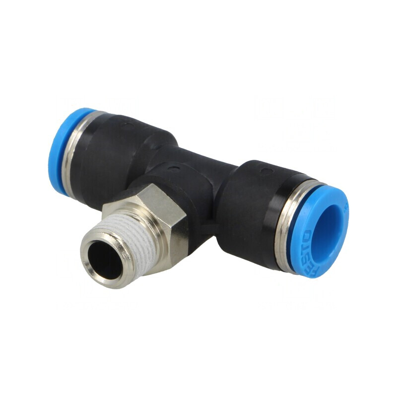 Teu mufabil polimer R 1/8 exterior 0,95-6bar | Electronic-mag.ro | Componente Electronice