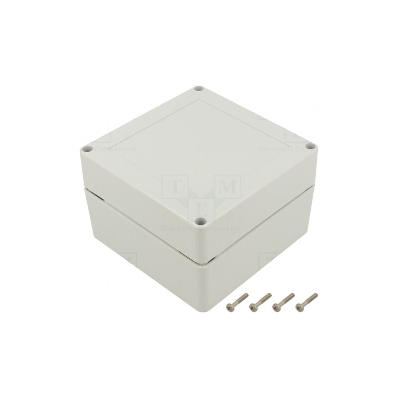 Carcasă Universală cu Bucșă din Alamă 120x120x75mm | Electronic-mag.ro | Componente Electronice