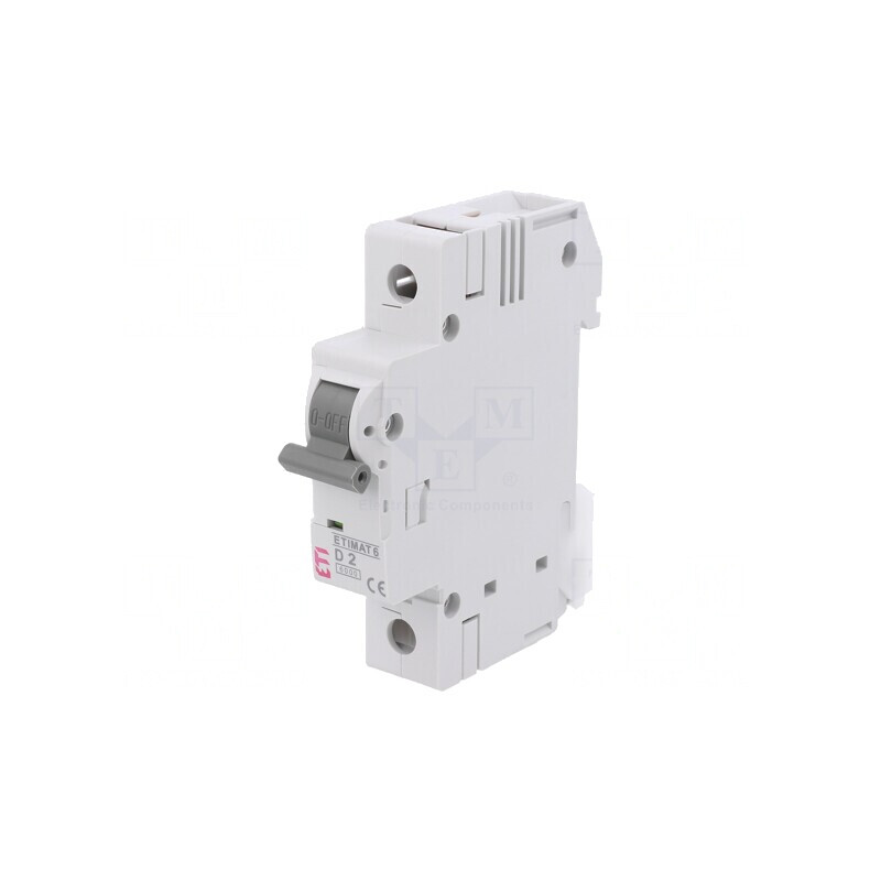 Întrerupător de Supracurent 2A 1P 6kA 230/400V | Electronic-mag.ro | Componente Electronice