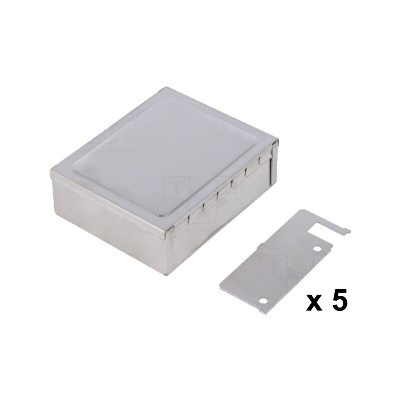 Carcasă de Oțel cu Compartiment 68x83x28mm | Electronic-mag.ro | Componente Electronice