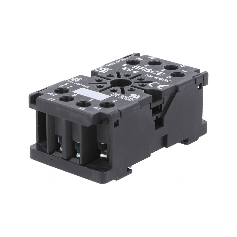 Stativ Relee 8 PIN pentru Șină DIN | Electronic-mag.ro | Componente Electronice