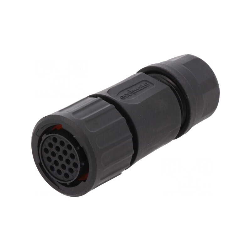 Conector circular mufă pe cablu 19 pini mamă fără contacte | Electronic-mag.ro | Componente Electronice