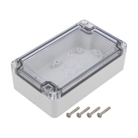 Carcasă universală cu bucșă din alamă 75x125x37mm | Electronic-mag.ro | Componente Electronice