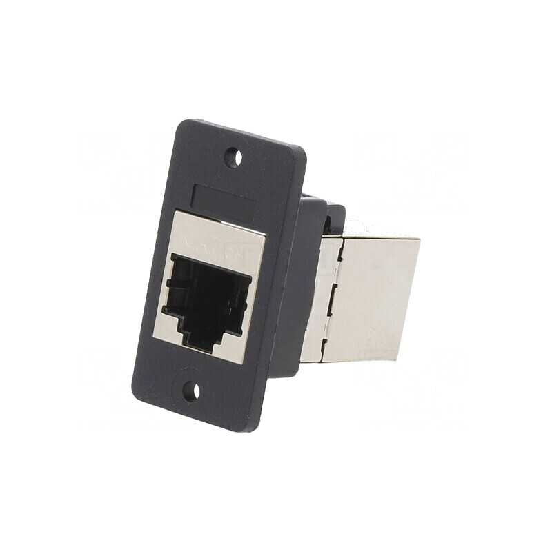 Adaptor SLIM Cat 6a Ecranat 8p8c 29mm Plastic | Electronic-mag.ro | Componente Electronice