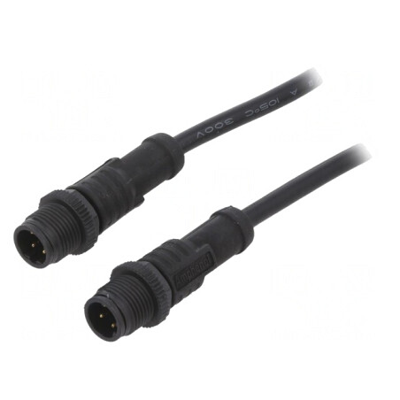 Cablu Senzori Automatizări 4 PIN M12-M12 0.5m Mufă | Electronic-mag.ro | Componente Electronice