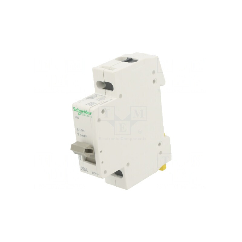 Întrerupător Poli 1 DIN 20A 250V | Electronic-mag.ro | Componente Electronice