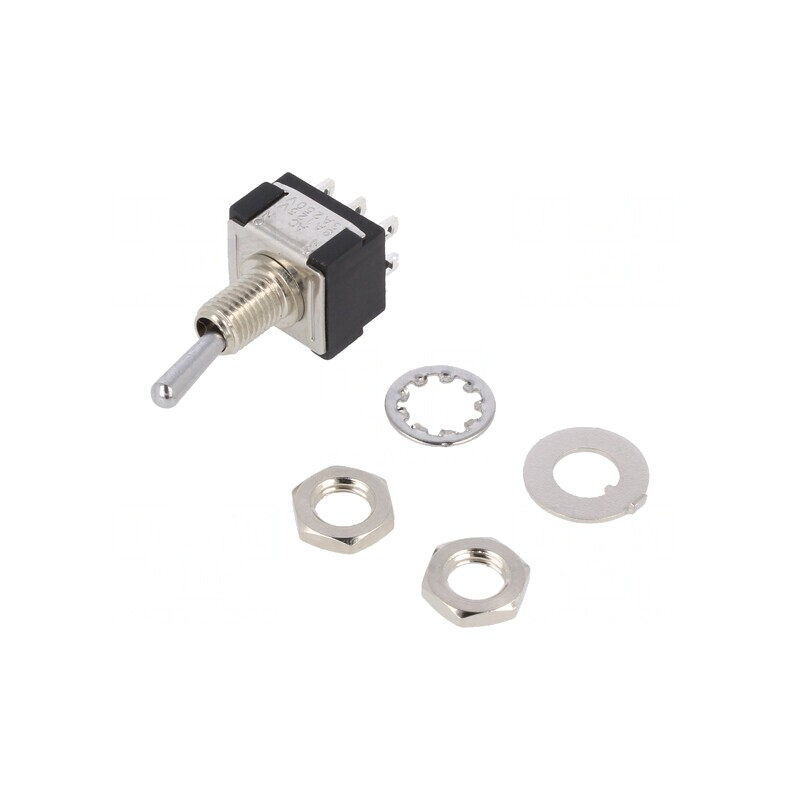 Comutator basculant DPDT 2 poziții 6A | Electronic-mag.ro | Componente Electronice