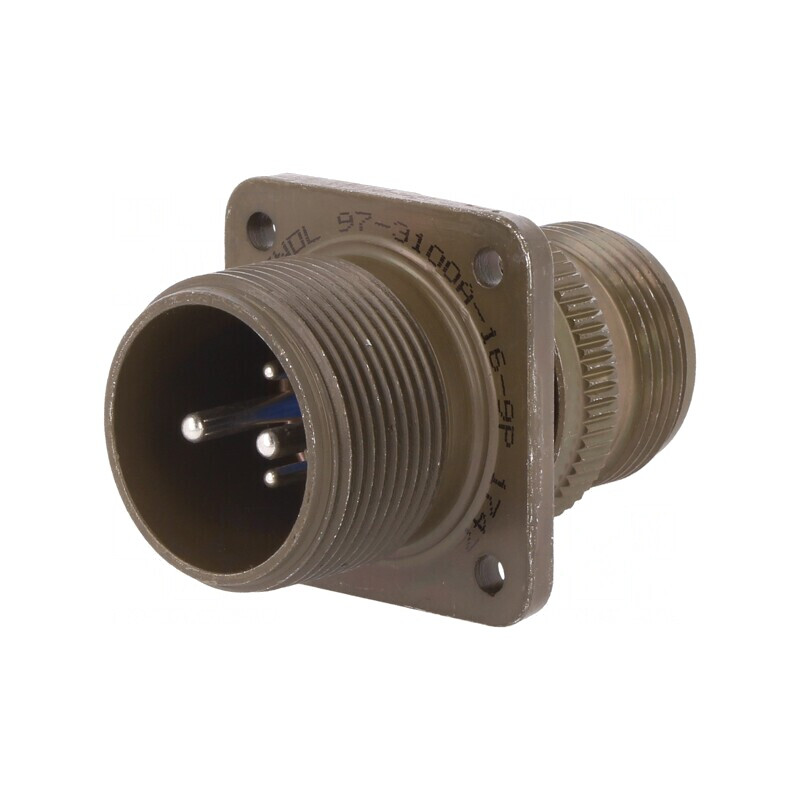 Conector Circular Aluminiu Dimensiune 16 97-3100A-16-9P | Electronic-mag.ro | Componente Electronice