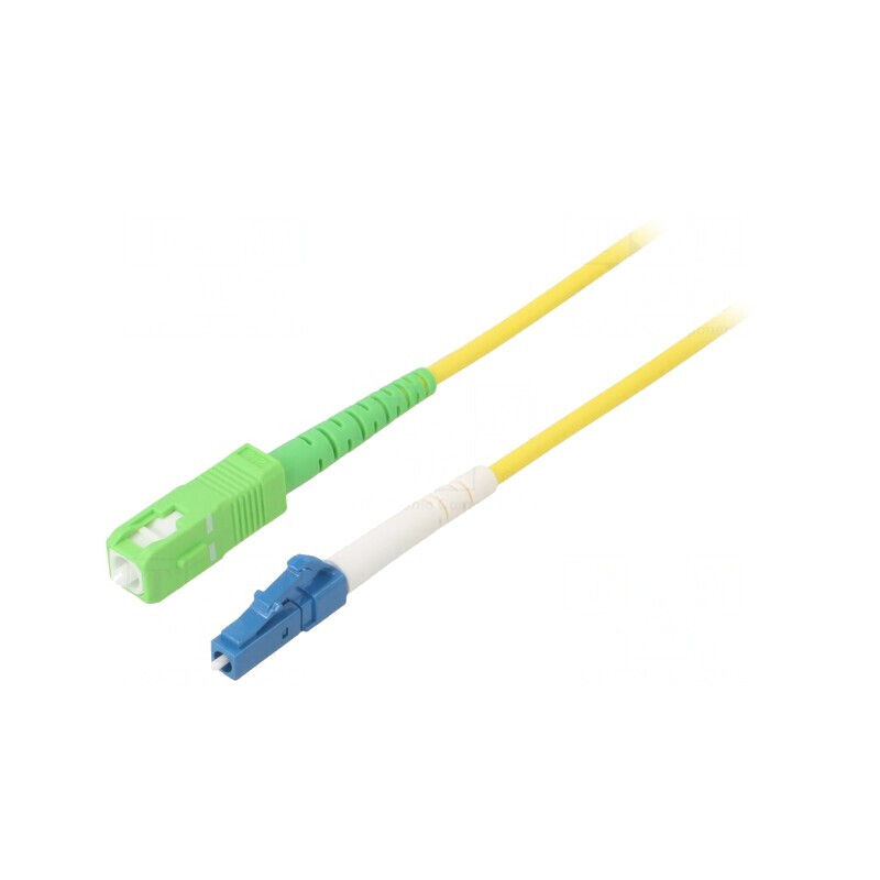 Patch Cord Fibra Optica OS2 LC/UPC SC/APC 25m Galben | Electronic-mag.ro | Componente Electronice
