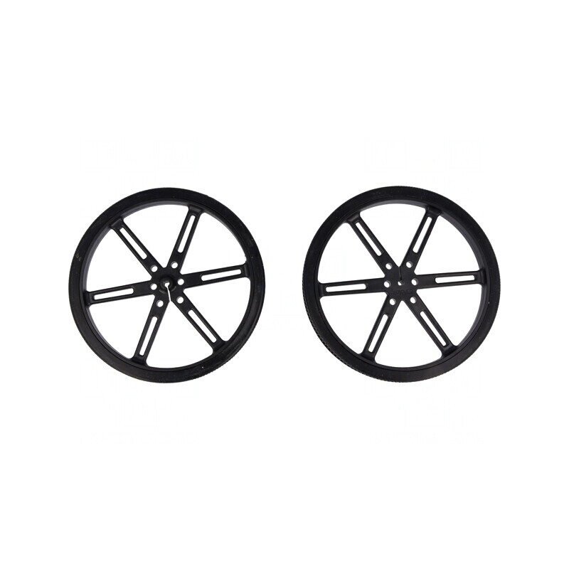 Ax Negru cu Crestătură D 90mm, Diametru 3mm | Electronic-mag.ro | Componente Electronice