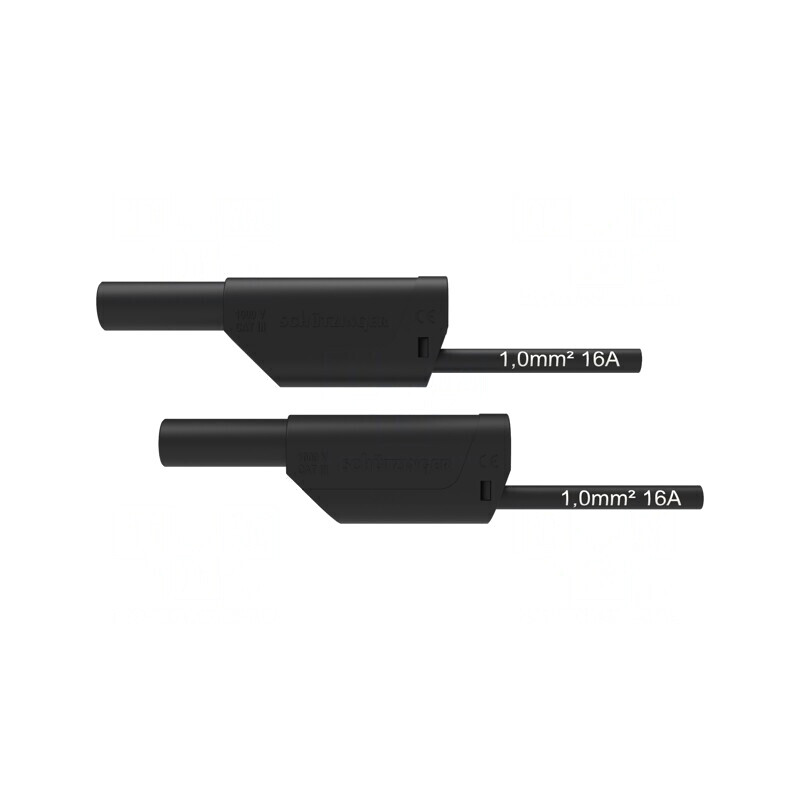 Cablu de măsurare 16A mufă banană 4 mm ambele părți | Electronic-mag.ro | Componente Electronice