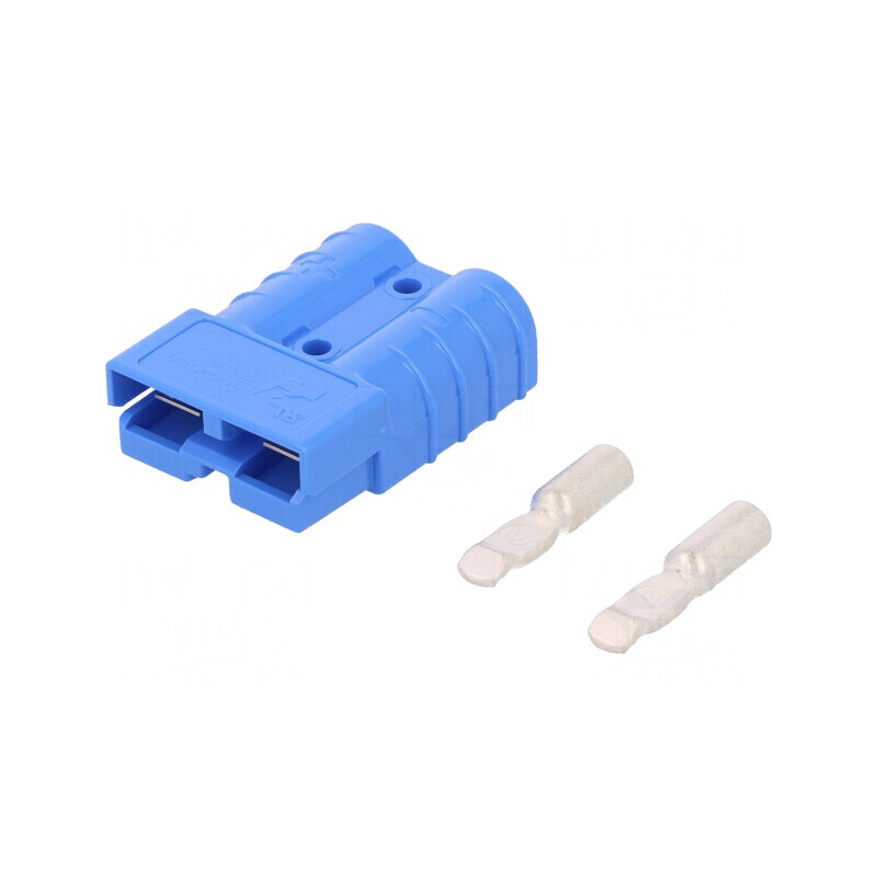 Mufă cablu-cablu SB50 hermafrodit 2 pini crimpată | Electronic-mag.ro | Componente Electronice