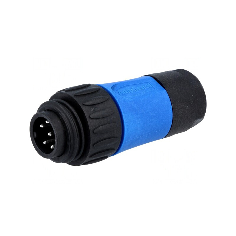 Conector Circular 7 PIN Mufă pe Cablu Argintat | Electronic-mag.ro | Componente Electronice