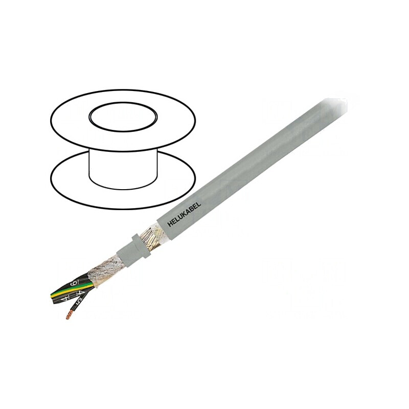 Cablu de Control Gri PURO-JZ-HF-YCP 3G1,5mm2 | Electronic-mag.ro | Componente Electronice