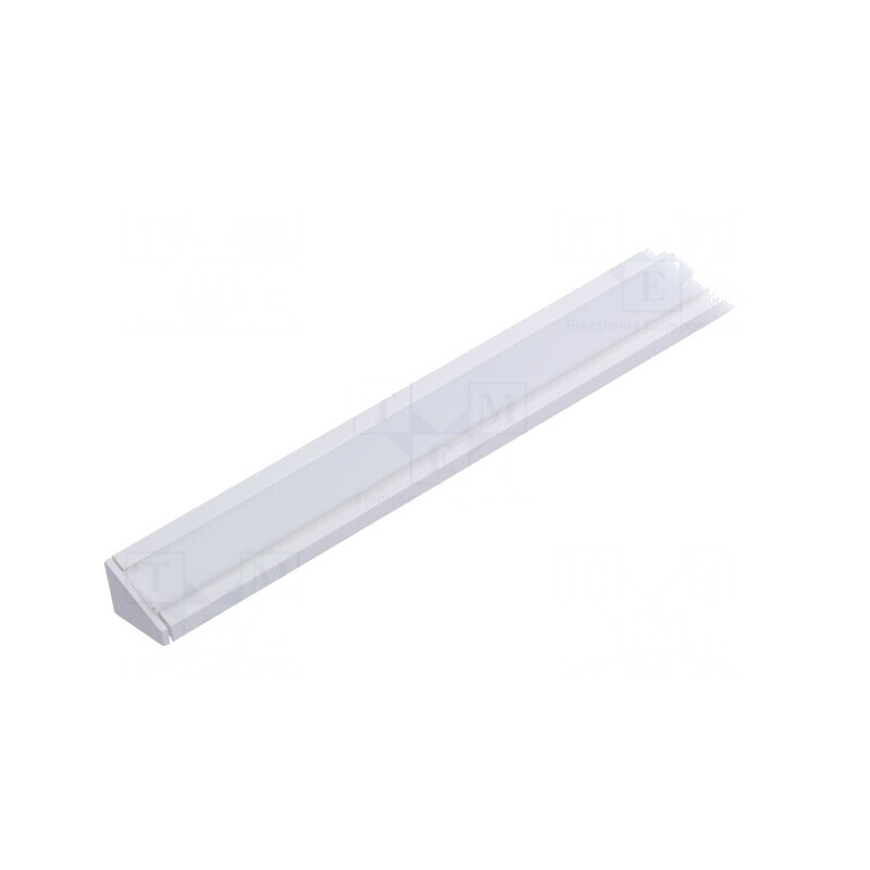 Profil Aluminiu LED Lăptos Alb 1m CORNER10 | Electronic-mag.ro | Componente Electronice