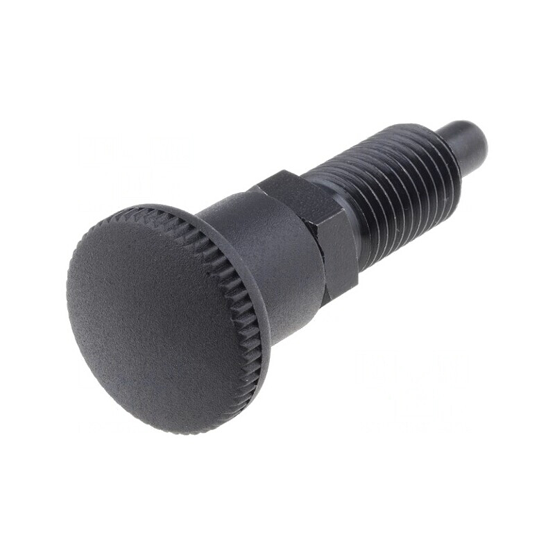 Bolț de fixare M12 finisaj negru 6mm Pas 1,5 | Electronic-mag.ro | Componente Electronice
