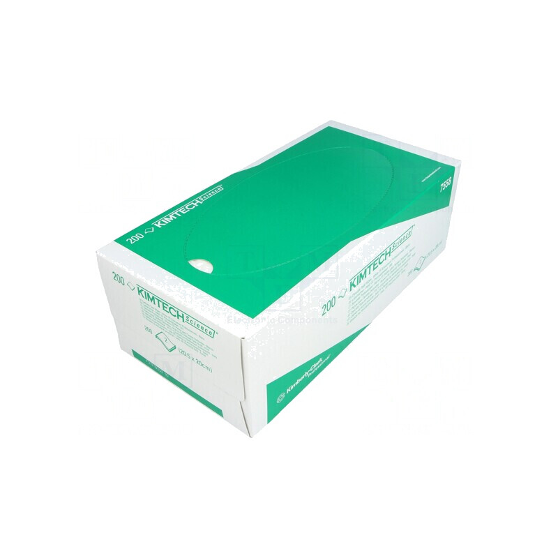 Șervețele de Curățare Uscate 200 buc 205x200mm Alb | Electronic-mag.ro | Componente Electronice