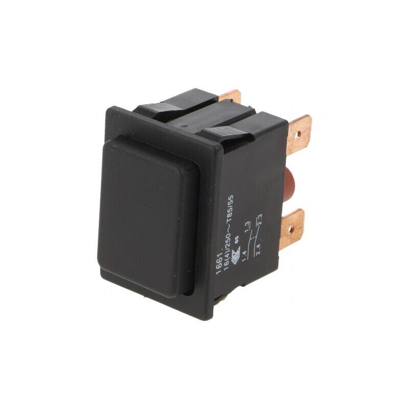 Comutator DPST-NO 16A 250V AC | Electronic-mag.ro | Componente Electronice