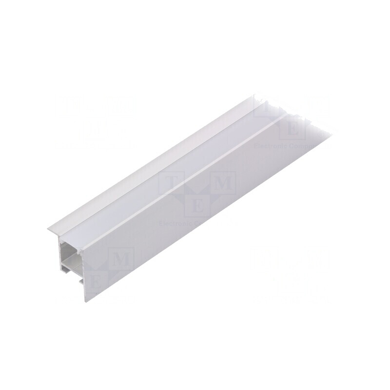 Profil Aluminiu LED 1m Framă Lăptoasă | Electronic-mag.ro | Componente Electronice