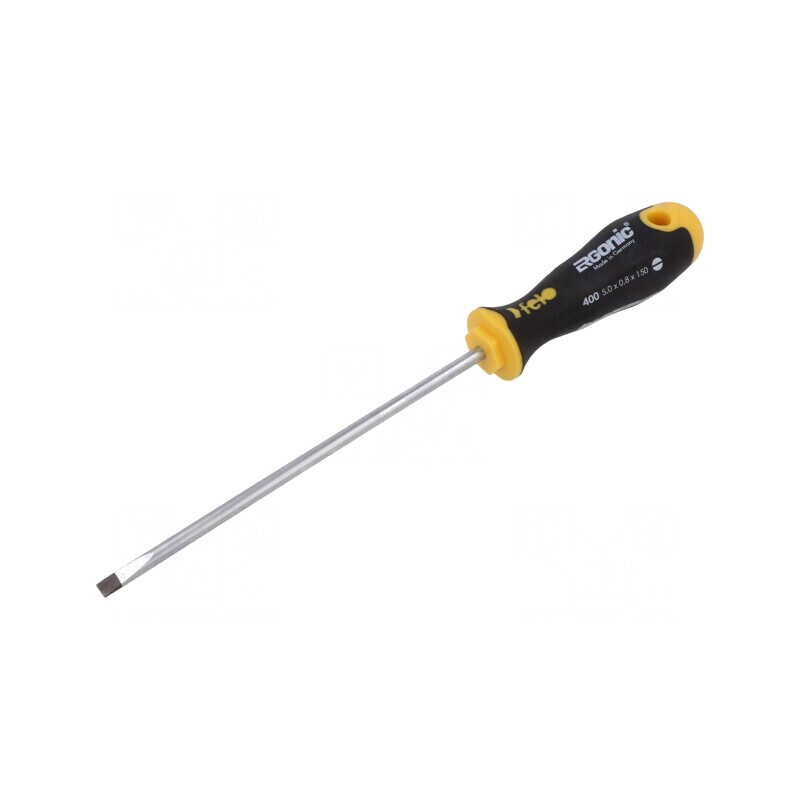 Șurubelniță Plată 5,0x0,8mm ERGONIC | Electronic-mag.ro | Componente Electronice