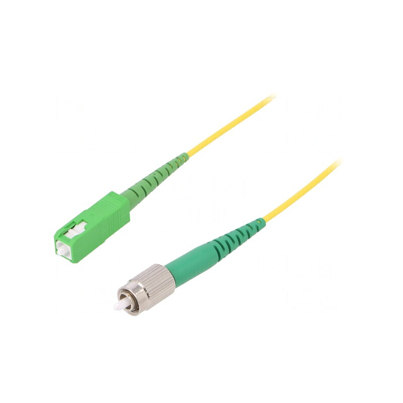 Patch Cord Fibră Optică FC/APC-SC/APC 5m 9/125um | Electronic-mag.ro | Componente Electronice