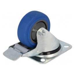 Roată de transport 80mm cu placă de montare | Electronic-mag.ro | Componente Electronice