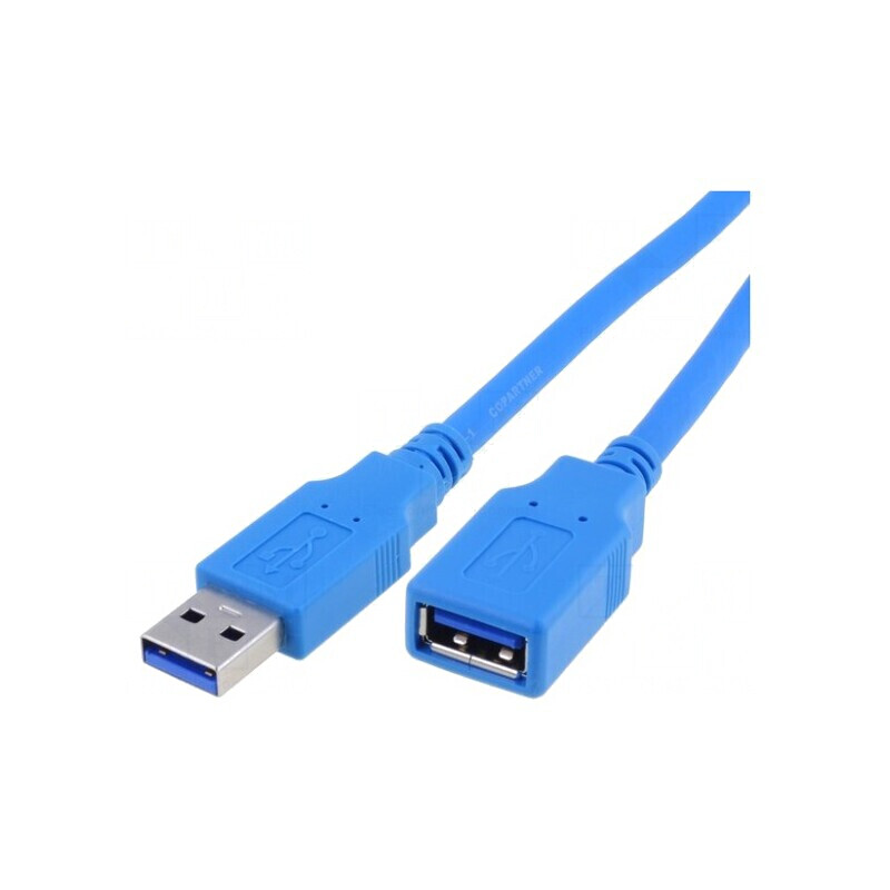 Cablu USB 3.0 A-A 1,5m Albastru | Electronic-mag.ro | Componente Electronice