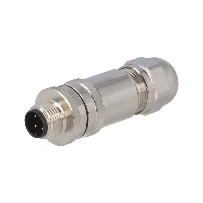 Mufă M12 4 PIN DeviceNet/CANopen IP67 pe cablu | Electronic-mag.ro | Componente Electronice