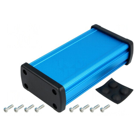 Carcasă Universală Aluminiu 68.7x129x35.2 mm | Electronic-mag.ro | Componente Electronice