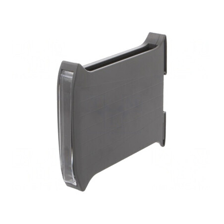 Carcasă pentru șină DIN gri închis 101x17.5x119 mm | Electronic-mag.ro | Componente Electronice