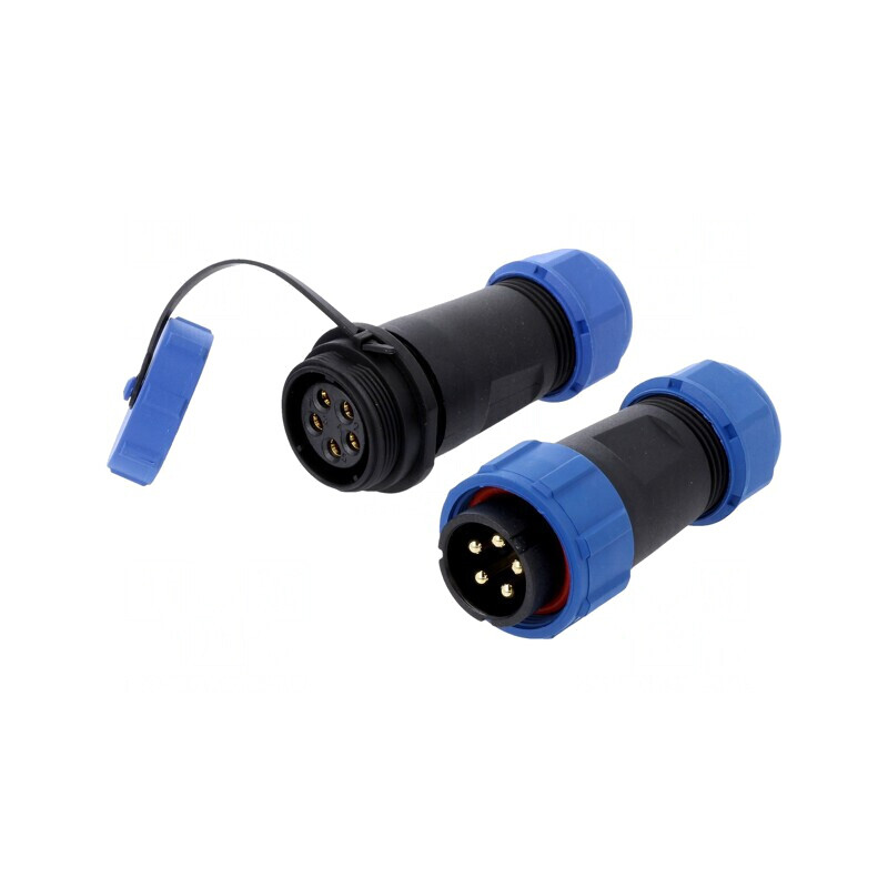 Conector circular tată-mamă 5 PIN IP67 500V 3A pe cablu | Electronic-mag.ro | Componente Electronice Conector circular tată-mamă 5 PIN IP67 500V 3A pe cablu | Electronic-mag.ro | Componente Electronice