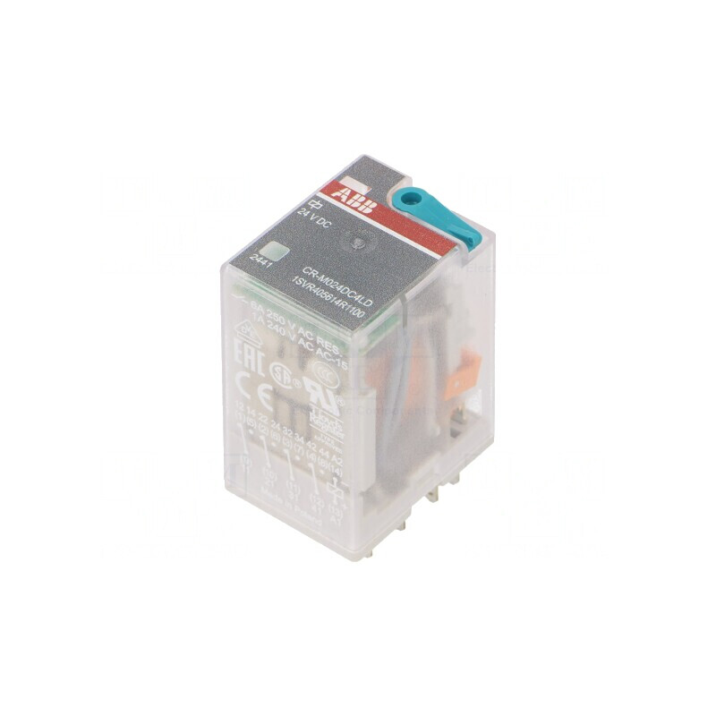 Releu Electromagnetic 4PDT 24VDC 6A | Electronic-mag.ro | Componente Electronice