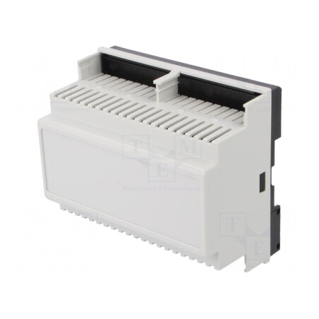 Carcasă pentru șină DIN gri 90x105x58mm 6 moduli | Electronic-mag.ro | Componente Electronice