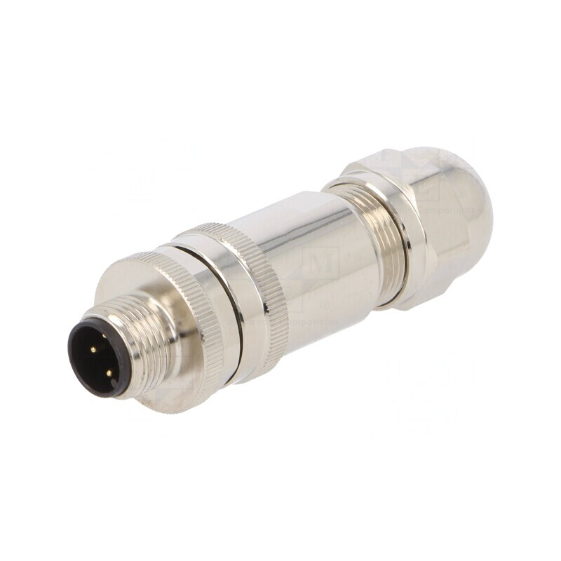 Mufă M12 4 PIN tată DeviceNet CANopen IP67 pe cablu | Electronic-mag.ro | Componente Electronice