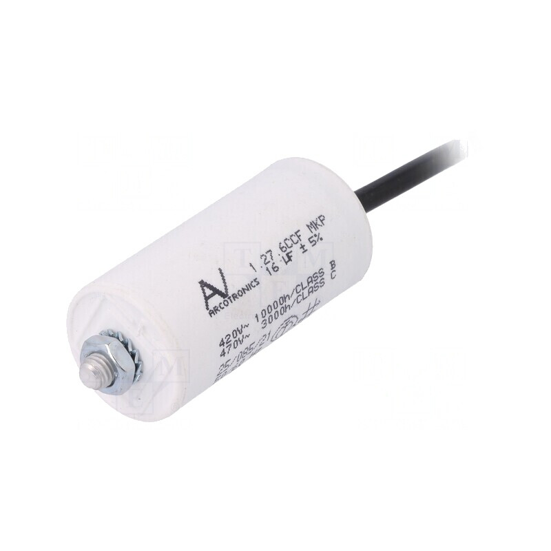 Condensator Motor 16uF 420VAC ±5% | Electronic-mag.ro | Componente Electronice