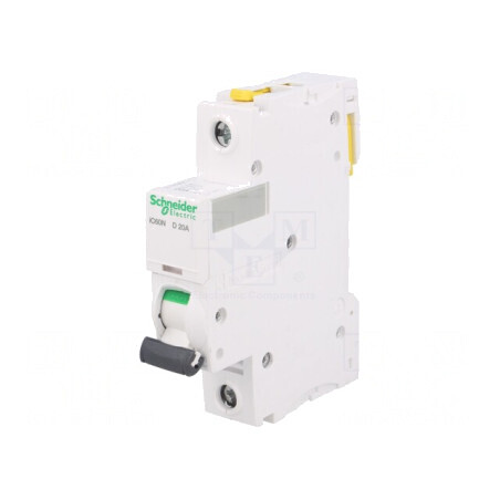Întrerupător Supracurent 230V 20A 1P D | Electronic-mag.ro | Componente Electronice