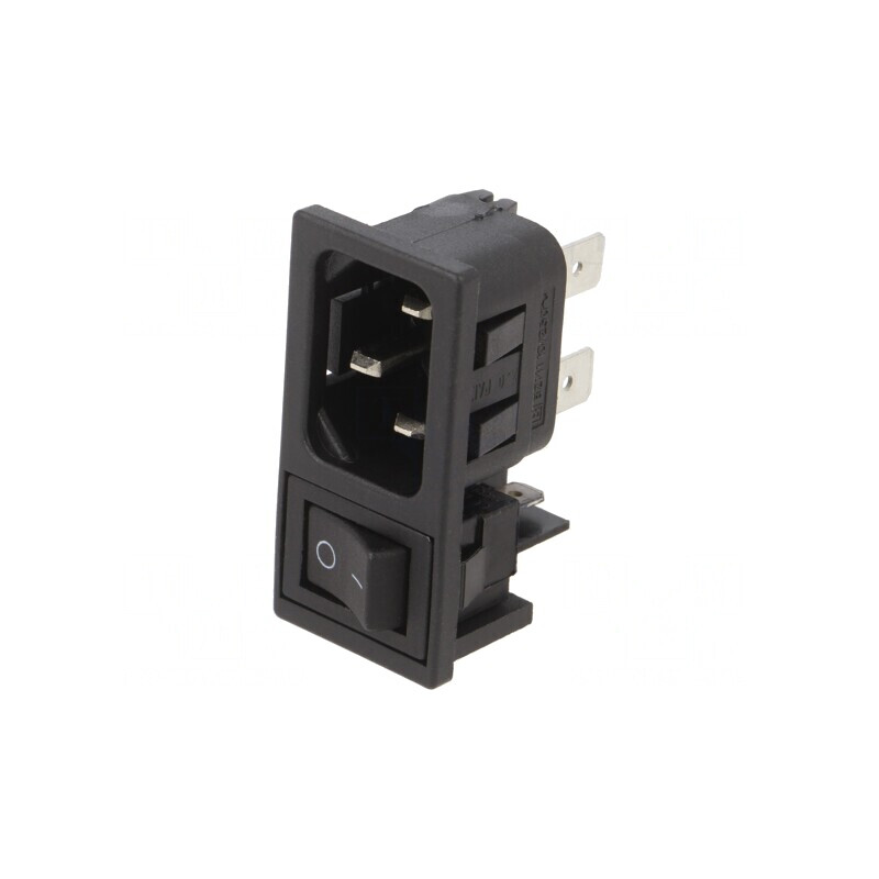 Conector Alimentare AC IEC 60320 10A 250V Soclu Tată | Electronic-mag.ro | Componente Electronice Conector Alimentare AC IEC 60320 10A 250V Soclu Tată | Electronic-mag.ro | Componente Electronice