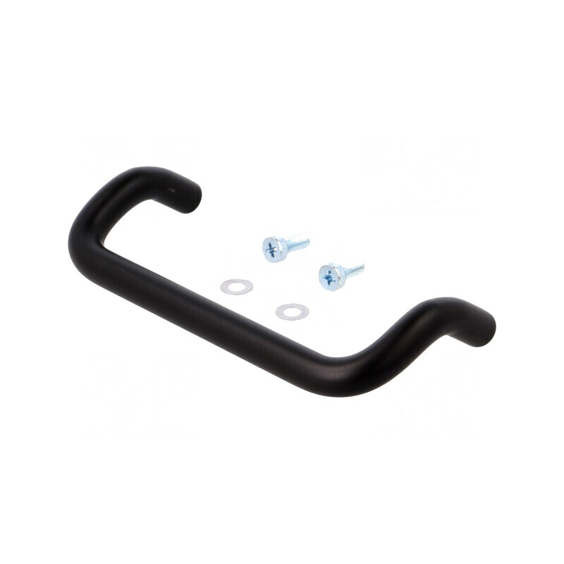 Manetă Aluminiu Neagră 40mm 120mm 11mm | Electronic-mag.ro | Componente Electronice