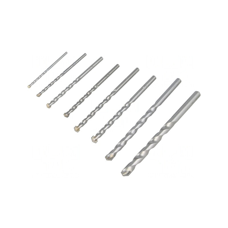 Set 8 Burghie Beton și Metal | Electronic-mag.ro | Componente Electronice Set 8 Burghie Beton și Metal | Electronic-mag.ro | Componente Electronice
