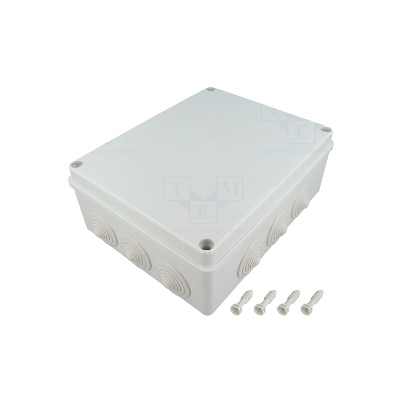 Cutie de conexiuni IP65 gri 190x240x90 mm | Electronic-mag.ro | Componente Electronice Cutie de conexiuni IP65 gri 190x240x90 mm | Electronic-mag.ro | Componente Electronice