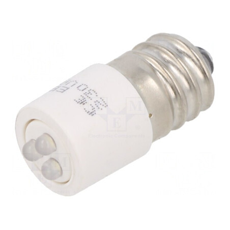 Lampă de control LED E14 albă 230V | Electronic-mag.ro | Componente Electronice