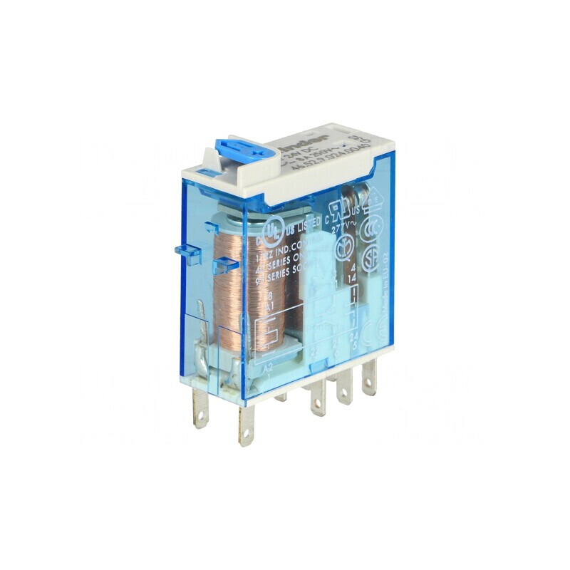 Releu Electromagnetic DPDT 24VDC 15A | Electronic-mag.ro | Componente Electronice