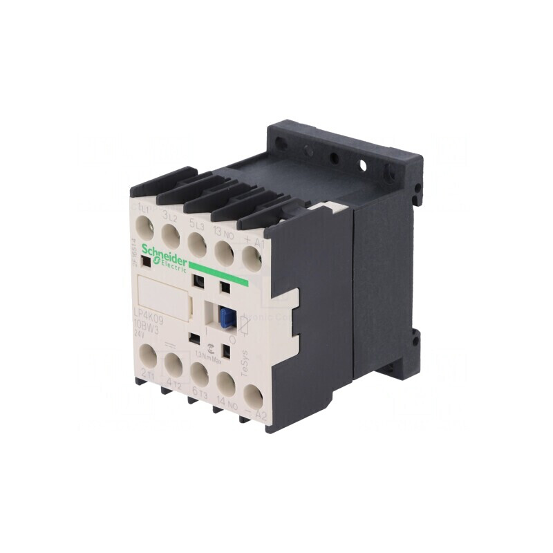 Contactor 3P NO 24VDC 9A 690V x3 Contacte Auxiliare NO | Electronic-mag.ro | Componente Electronice Contactor 3P NO 24VDC 9A 690V x3 Contacte Auxiliare NO | Electronic-mag.ro | Componente Electronice