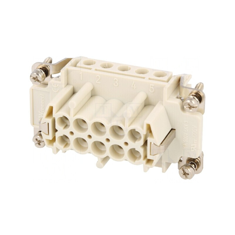 Conector HDC Inserturi Contact Mamă 16A | Electronic-mag.ro | Componente Electronice