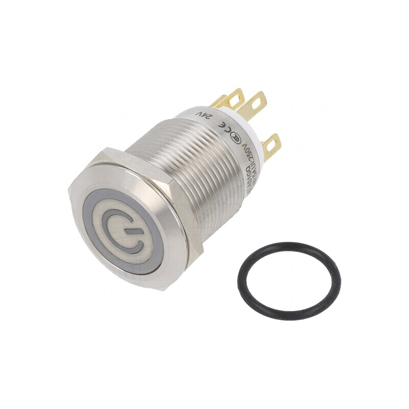 Comutator anti-vandalism SPDT 3A 220VAC 5A 24VDC IP65 | Electronic-mag.ro | Componente Electronice
