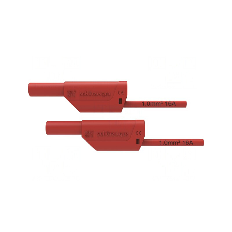 Cablu de măsurare 16A cu mufe banană 4 mm ambele părți | Electronic-mag.ro | Componente Electronice