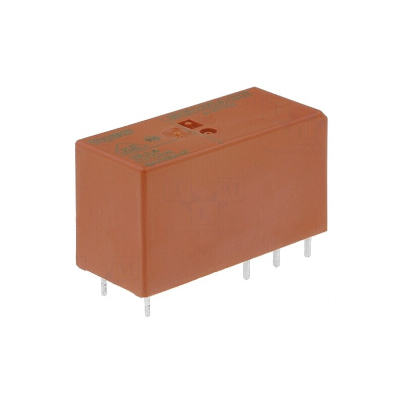 Releu electromagnetic DPDT 24VDC 8A PCB | Electronic-mag.ro | Componente Electronice